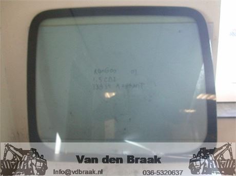 Renault Kangoo 1997-2010 Zijruit schuifdeur rechts (vast)