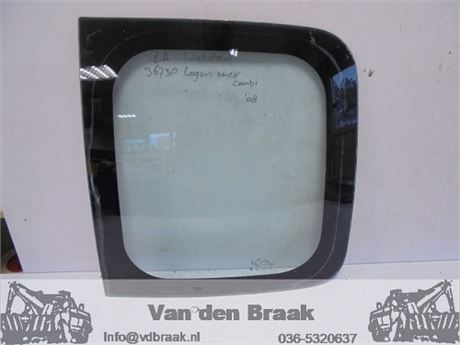 Dacia Logan MCV 2007-2013 Raam rechts achterdeur