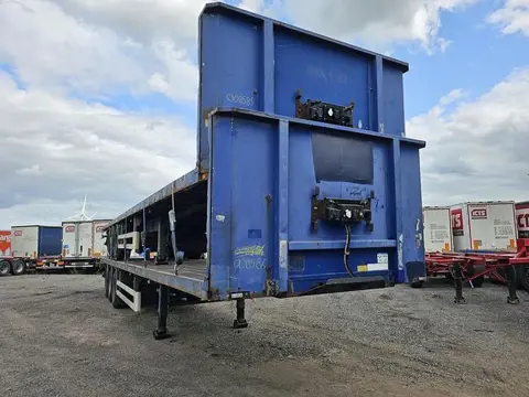 2006 PACTON 3 AXLE FLATBED TRAILER BPW DRUM