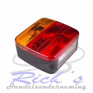 Achterlicht, Achterlichten 100 x 95 mm