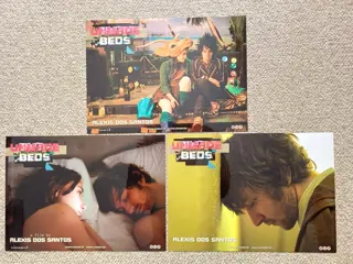 UNMADE BEDS lobbycard set.