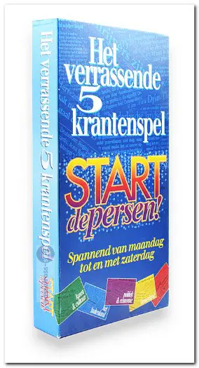 Het verrassende 5 Krantenspel - Start de persen
