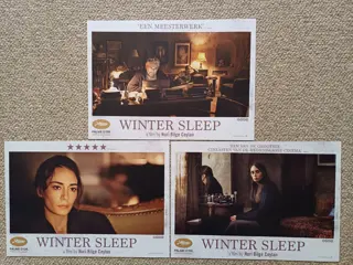 WINTER   SLEEP     lobbycard set.
