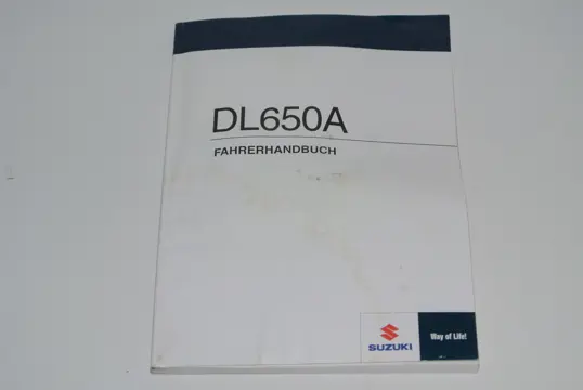 INSTRUCTIEBOEKJE Suzuki DL 650 V STROM 2012 - 2014