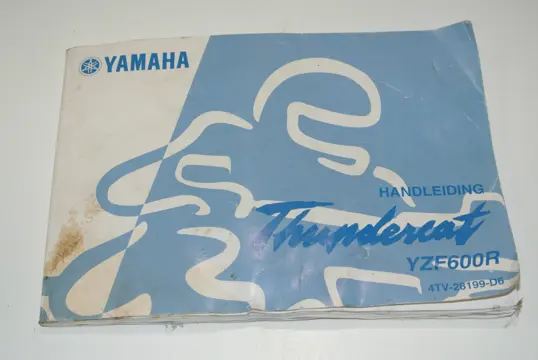 INSTRUCTIEBOEKJE Yamaha YZF 600 Thundercat 1996 - 2003