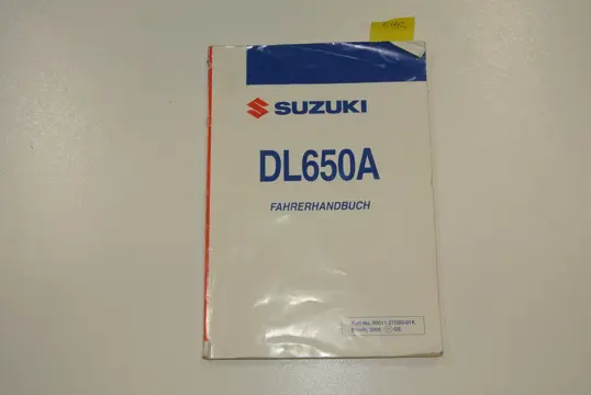 INSTRUCTIEBOEKJE Suzuki DL 650 V STROM 2003 - 2011