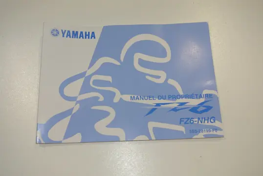 INSTRUCTIEBOEKJE Yamaha FZ6 2004 - 2007