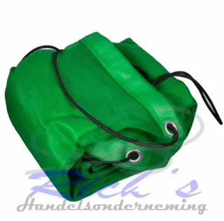 Fijnmazig aanhangwagen net, gaasnet groen met elastiek