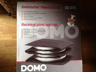 Electrische DOMO bordenwarmer