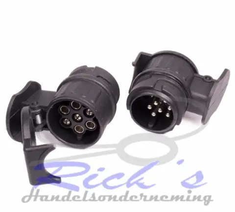 Verloopstekker 13 polige stekker 7 polig stekkerdoos