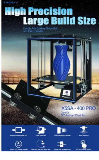TRONXY X5SA-400 PRO DIY 3D Printer 400*400*400mm Core XY