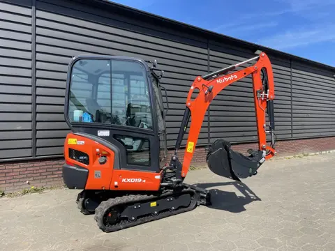 Kubota KX019 minigraver NIEUW sloop / sorteer functie €460 LEASE