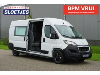 Peugeot Boxer 335 2.2 BlueHDi 140 L3H2 Premium DC Dubbele cabine |6-persoons |Airco |Camera |Cruise 