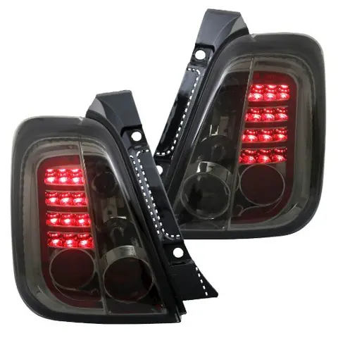 LED Achterlichten Fiat 500 + 500C (Smoke) 2007 – 2016