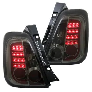 LED Achterlichten Fiat 500 + 500C (Smoke) 2007 – 2016