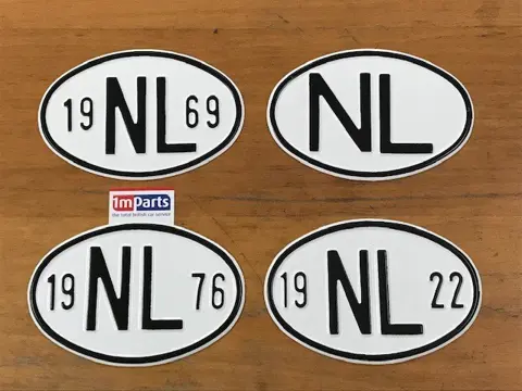 Metalen NL-platjes voor uw Oldtiner