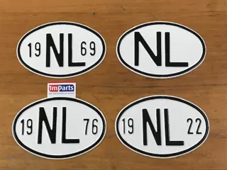 Metalen NL-platjes voor uw Oldtiner