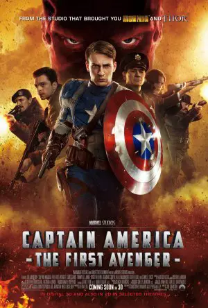 CAPTAIN AMERICA : THE FIRST AVENGER filmposter.