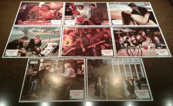 ST. ELMO ' S FIRE lobbycard set.