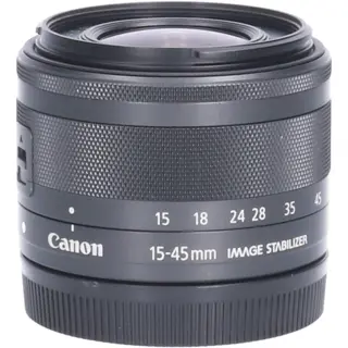 Tweedehands Canon EF-M 15-45mm f/3.5-6.3 IS STM - Zwart CM2915