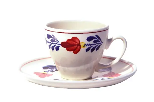 Kop en schotels Audrey Boerenbont servies