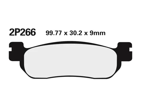 REMBLOKKEN ACHTER Yamaha YZF R6 1998 - 2002