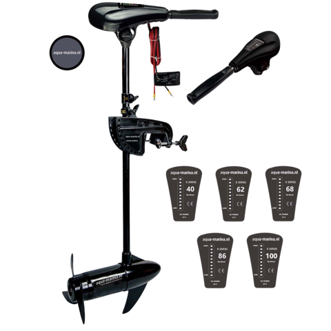 Fluistermotor 40 62 68 86 100 Elektrische Buitenboordmotor 12V of 24V | Stil & Krachtig