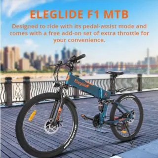 ELEGLIDE F1 Folding Electric Bike 26 inch 25km/h 85km Range