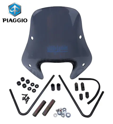 Windscherm oem laag smoke | piaggio fly (32cm)