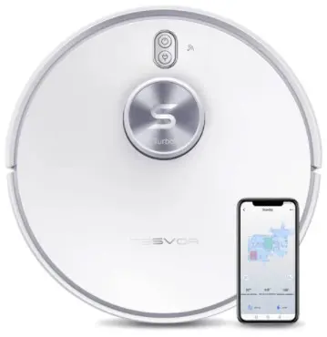 Tesvor S6 Turbo Robot Vacuum Cleaner 2 in 1 Vacuuming
