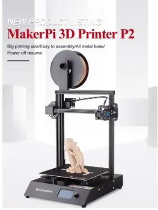 MAKERPI P2 3D Printer,Thermodynamic Nozzle