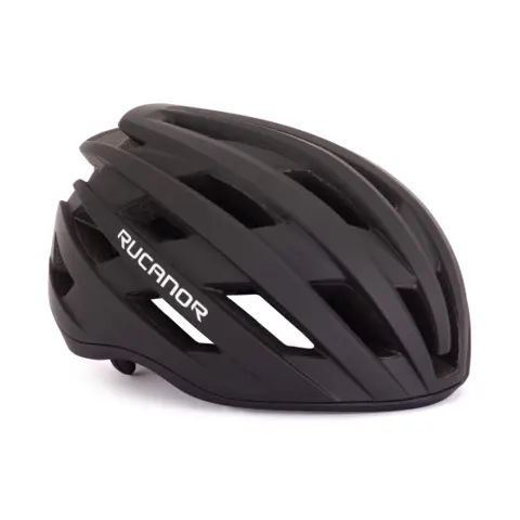 Rucanor Grav Fietshelm MTB en E bike Verstelbaar Zwart Maat 58 61 cm (L)