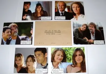 QUELQUE CHOSE à TE DIRE lobby cards.