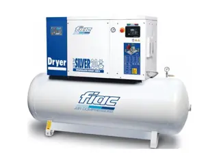 Fiac New Silver D 20 / 500 Silent 15 kW 1900 L / min 10 Bar Elektrische Schroefcompressor met ketel 