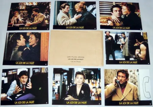 NIGHT AND THE CITY lobbycard set.