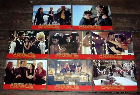 CHARLIE ' S ANGELS Duitse lobbycard set.