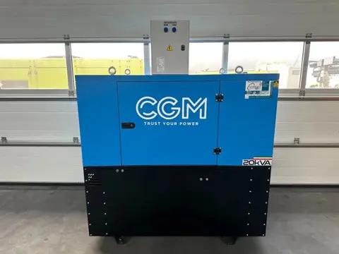 Perkins Leroy Somer 22 kVA Silent noodstroom systeem generatorset NSA XXL tank met ATS New !