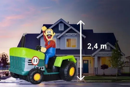 Abraham pop op Tractor te huur landelijke bezorging mogelijk