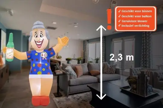 Sarah pop feest voor binnen te huur, landelijke bezorging mo