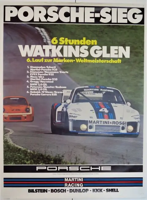 Poster/prent - Porsche 935 en 936 - Martini - - Porsche -