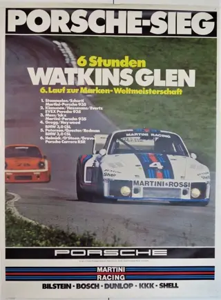 Poster/prent - Porsche 935 en 936 - Martini - - Porsche -