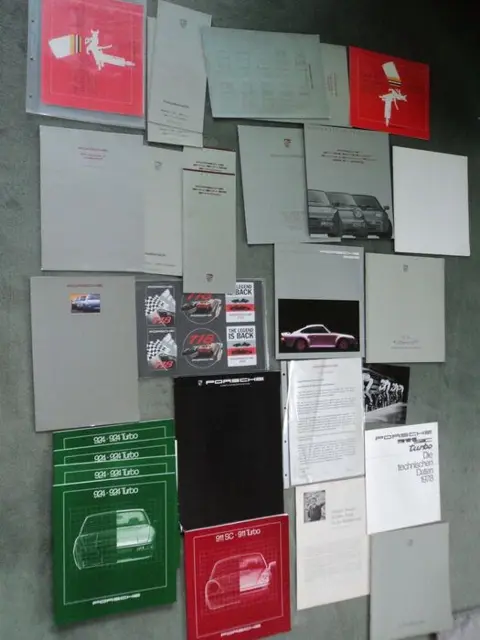 Brochures/catalogi - 1 Poster 959, 7 Katal., 1 Presseinfo