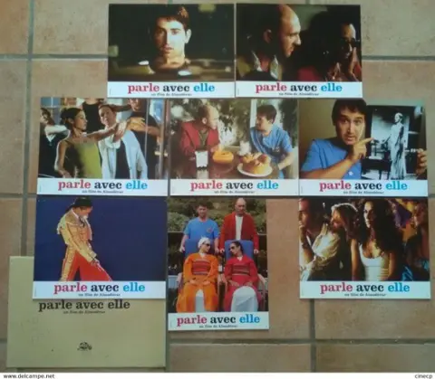 HABLE CON ELLA lobbycard set.