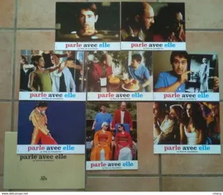 HABLE CON ELLA lobbycard set.