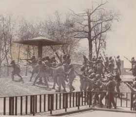 John Darnell - Life Magazine - National Guardsman firing in