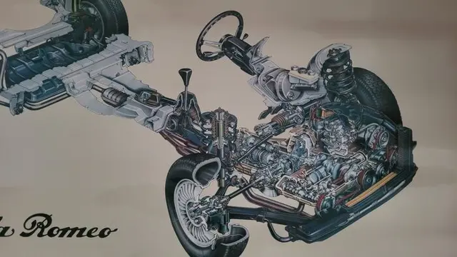 Documentatie - Affiche didactique alfa romeo - Alfa Romeo -