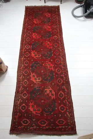 Afghaanse Ersari loper - 285 cm - 84 cm