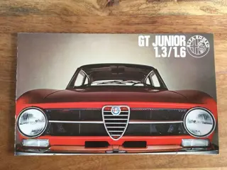 Brochures/catalogi - 1972 Alfa Romeo GT Junior 1.3 / 1.6