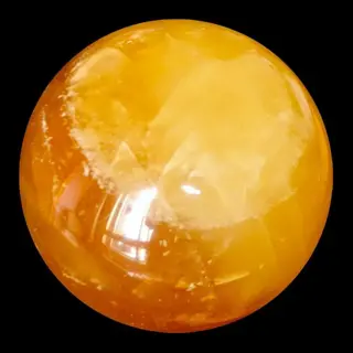 Gepolijste bol van Citrien kwarts - 90×90×90 mm - 1060 g