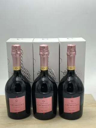Gremillet, Extra Brut "Vrai" - Champagne Rosé - 3 Flessen
